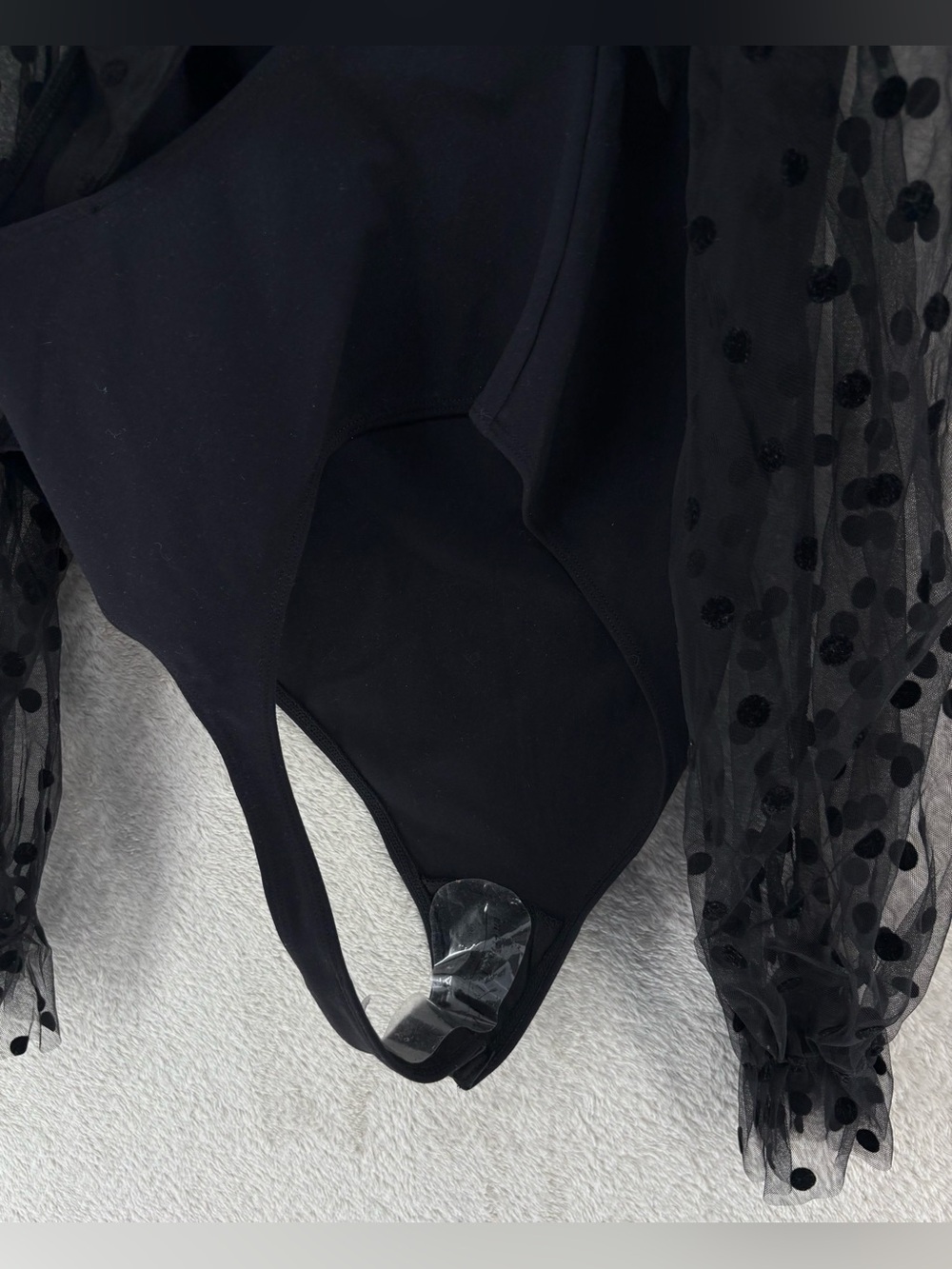 NWT Free People Molly At Midnight Bodysuit, Black - Picture 12 of 16